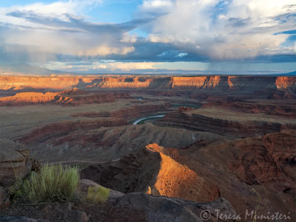 Storm light over the Green River Overlook, Canyonlands National Park